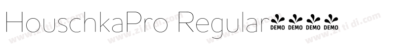 HouschkaPro Regular字体转换
